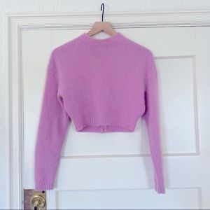 EUC Kiko Mizuhara x OPENING CEREMONY angora cropped sweater